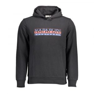 Napapijri Schwarzer Baumwollpullover für Männer