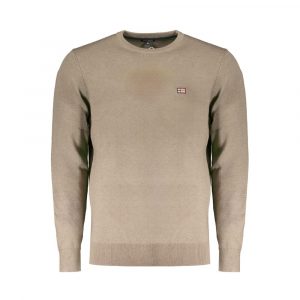 Norway 1963 Brauner Pullover aus Wolle für Männer