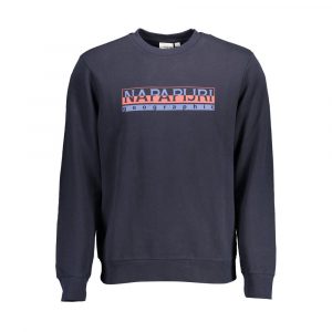 Napapijri Blauer Baumwollpullover für Männer