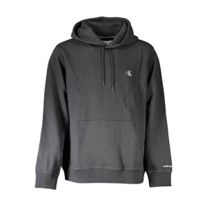 Calvin Klein Schwarzes Baumwoll-Unisex-Sweatshirt