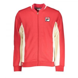 Fila Elegantes Sweatshirt mit langen Ärmeln und Reißverschluss in Rosa
