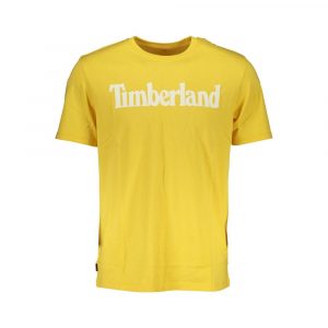 Timberland T-Shirt aus gelber Baumwolle