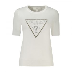 Guess Jeans Weißer Viskose Pullover für Frauen