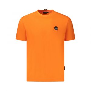 Napapijri Orange Baumwolle MĂ€nner T-Shirt