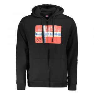 Norway 1963 Schwarzer Baumwollpullover für Männer