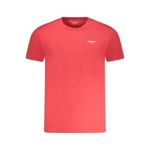 Pepe Jeans Baumwoll-T-Shirt in Rot