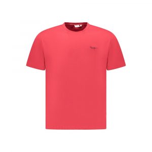 Pepe Jeans Baumwoll-T-Shirt in Rot