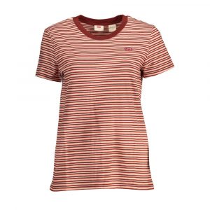 Levi's Rotes Baumwoll-T-Shirt für Frauen