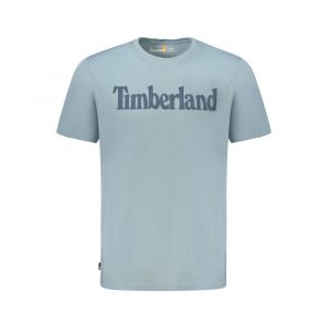 Timberland Hellblaues Bio-Baumwoll-T-Shirt fĂŒr MĂ€nner