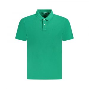 Pepe Jeans Grünes Baumwoll-Poloshirt