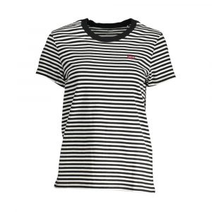 Levi's Schwarzes Baumwoll-T-Shirt für Frauen
