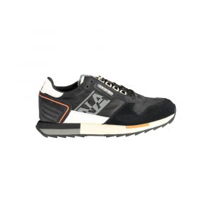 Napapijri Schwarzes Leder Herren Sneaker