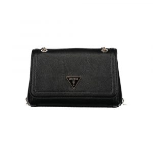 Guess Jeans Schwarze Polyethylen-Handtasche