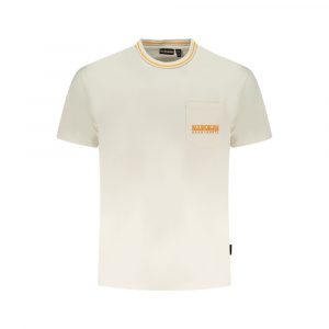 Napapijri T-Shirt aus weißer Baumwolle