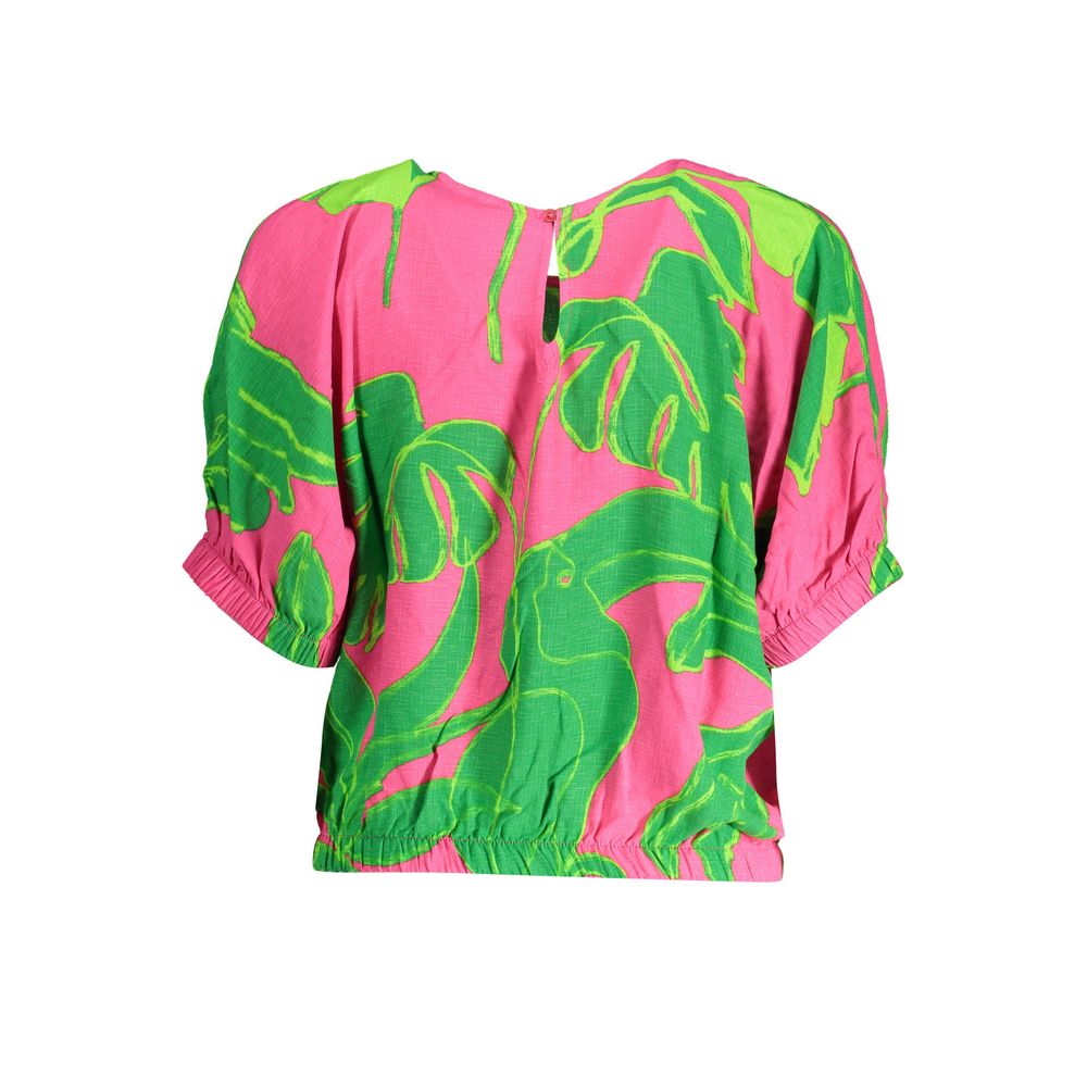 Desigual Rosa Viskose Damen Top – Bild 2