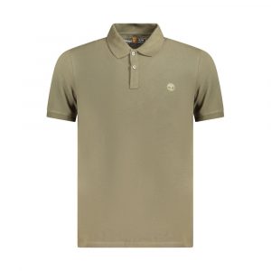 Timberland GrĂŒnes Baumwoll-Poloshirt