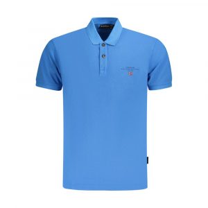 Napapijri Blaues Baumwoll-Poloshirt für Männer