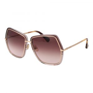 Max Mara Goldene Metall-Sonnenbrille