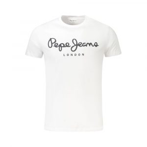 Pepe Jeans Baumwoll-T-Shirt in Weiß