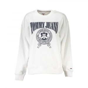 Tommy Hilfiger Weißer Baumwollpullover