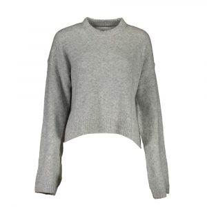 Calvin Klein Grauer Pullover aus Wolle