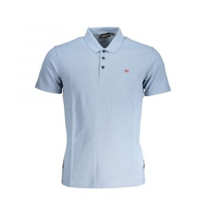 Napapijri Blaues Baumwoll-Poloshirt