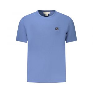 Calvin Klein Blau Baumwolle Männer T-Shirt