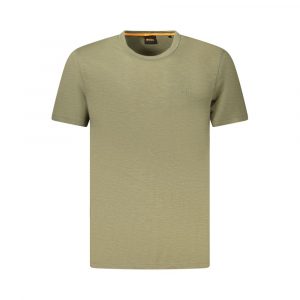 Hugo Boss Grünes Baumwolle Männer T-Shirt