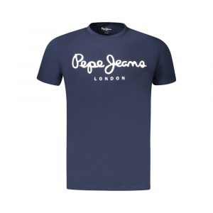 Pepe Jeans Blau Baumwolle MĂ€nner T-Shirt