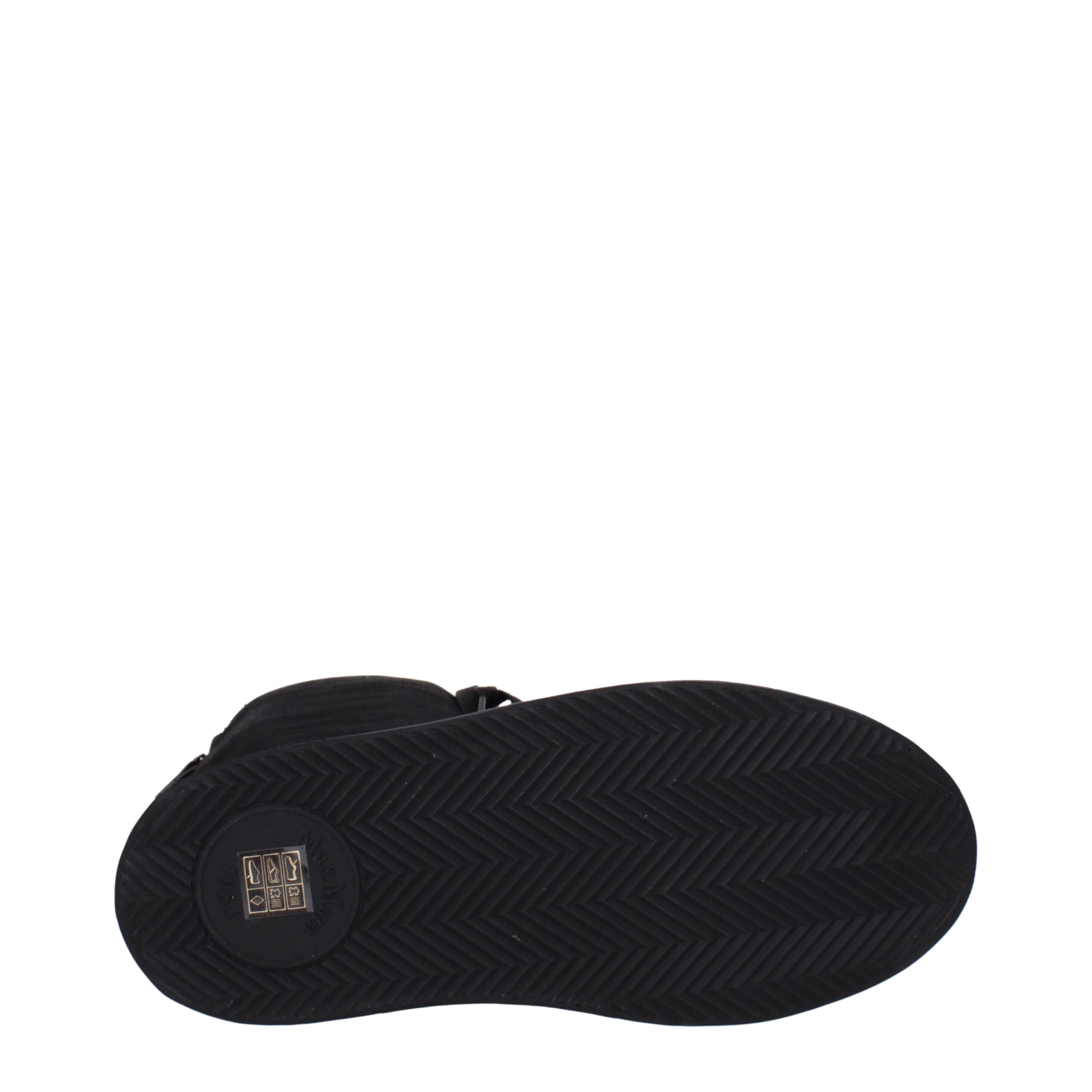 Max Mara Schwarze Schnürstiefel aus Stoff – Bild 5