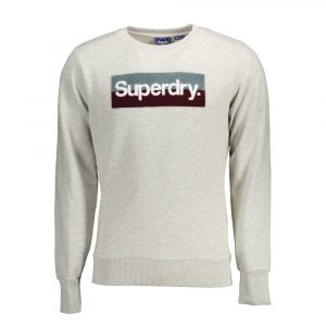 Superdry Grauer Baumwollpullover