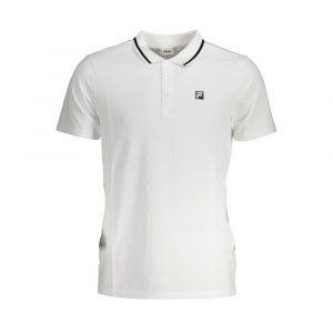 Fila Weißes Baumwoll-Poloshirt