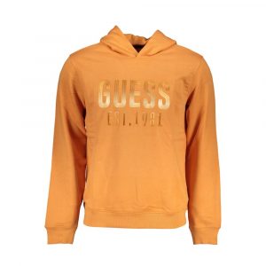 Guess Jeans Orangefarbener Baumwollpullover