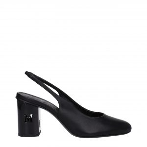 Max Mara Schwarze Lederpumps