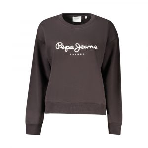Pepe Jeans Schwarzer Baumwollpullover für Frauen