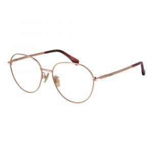 Max Mara Brille mit roségoldenem Metallrahmen