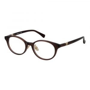 Max Mara Brillenrahmen aus braunem Acetat