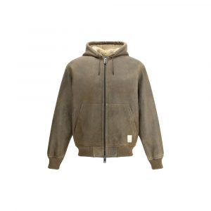 Emporio Armani Brauner Lamm-Bomber Ovis Aries Aries