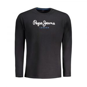 Pepe Jeans Schwarzes T-Shirt aus Baumwolle