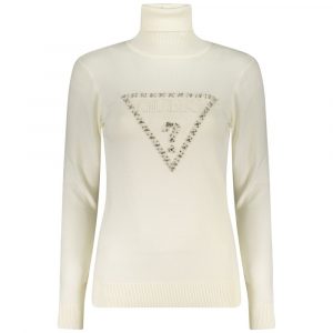 Guess Jeans Weißer Viskose Pullover für Frauen