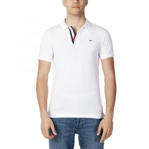 Tommy Hilfiger Jeans WeiĂes Baumwoll-Poloshirt