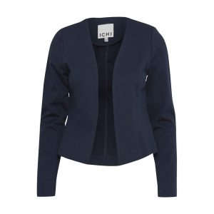 ICHI Blauer Polyester-Blazer