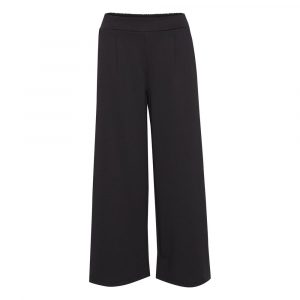 ICHI Schwarze Hose aus recyceltem Polyester