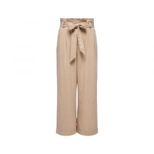 Only Beige Viskose-Hose
