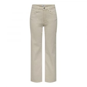 Only Beige Baumwolle Relaxed Fit Jeans