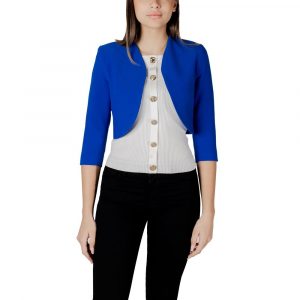Morgan De Toi Blauer Polyester-Blazer in Überlänge