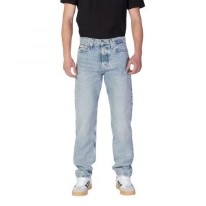 Calvin Klein Jeans Hellblaue Organic Cotton Relaxed Fit Jeans
