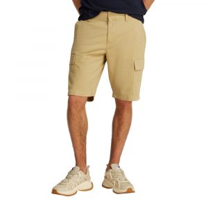 Tommy Hilfiger Jeans Beigefarbene Baumwoll-Bermudas