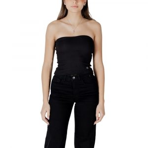 Calvin Klein Jeans Schwarzes Top aus recycelter Baumwolle