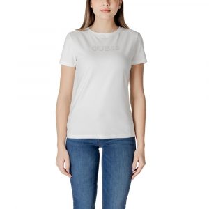 Guess Active T-Shirt aus weißer Baumwolle